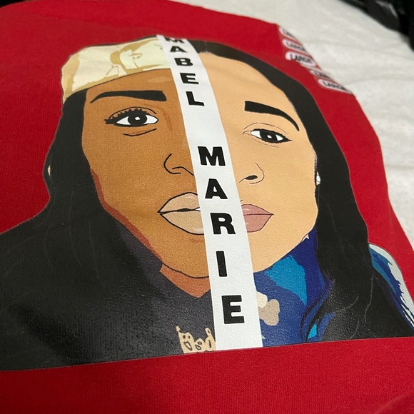 RED MABEL MARIE HOODIE BRAND NEW SIZE L - Picture 3 of 3